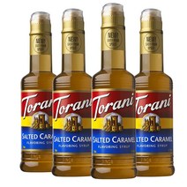 Torani Syrup Salted Caramel 미국 토라니 시럽 솔티드 카라멜 376ml 4개입 카페 커피 소스
