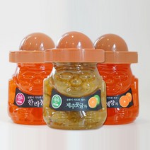 제주도 과일청 한라봉청 천혜향청 풋귤청 선물세트 제주기념품 단체선물 답례품 320g 3세트