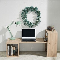 호비몰 투룸꾸미기 자취방 좁은방 화장대겸 작은방 책상, 오크