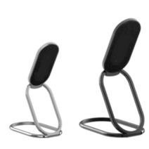 (1+1 위고투 휴대폰 거치대 360도 회전 고리링 스마일 스마트폰 핸드폰 휴대폰 아이폰 갤럭시, 위고투 로즈골드, 위고투 블랙