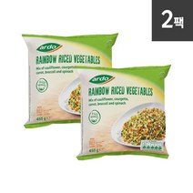 자연원 [ARDO] 냉동 레인보우라이스드 450g x 2팩, 단품없음
