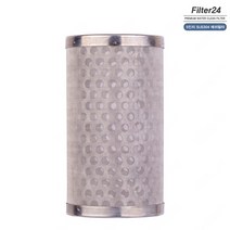 5인치 하우징용 메쉬필터 SUS304 125mm 100메쉬 150um 각링포함, 5인치 100메쉬+각링2개 실리콘