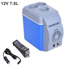 휴대용 자동차 냉장고 차량용 미니 경량 이중 사용 절연 C 솔러 박스 컨테이너 12V 반도체 아이스 6 리터, 7.5L