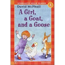 Scholastic Hello Reader Level 1-48 : A Girl a Goat and a Goose (Book+CD Set)