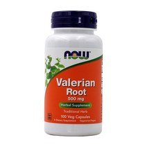나우푸드 발레리안 루트 500mg 100캡슐, 1개, 기본