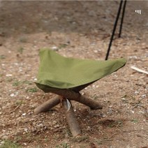 Wilderness 캠핑 삼각 캔버스 조랑말 미니 휴대용 의자 차박 비박 (캠핑의자/미니의자/미니멀캠핑/레저/스포츠 추천)