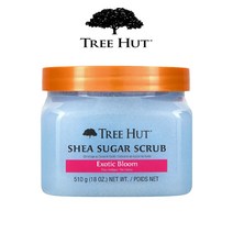 트리헛 시어 슈가 바디 스크럽 엑소틱 블룸 510g, Tree-Hut-Exotic-Bloom-18oz