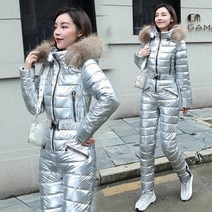 원피스보드복 키즈올인원스키복 올인원스키복 빛나는 원피스 스키 복 여성 따뜻한 스키 점프 슈트 스노우 보드 정장 여성 야외 눈 의상 방풍