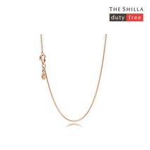 [금목걸이면세점] [신라면세점] 판도라_Silver necklace with rose gold plating_580413-45