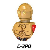 중국레고 테크닉 호환 R2D2 BB8 C3PO R4P17 K2SO IG88 전투 버즈 드로이드 빌딩 블록 K3PO 일반 Grievous 벽돌 액션 피규어 장난감, E-PG653