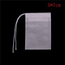 여과포 공조기 필터 일회용 빈 티백 끈이 있는 치유 씰 차 주입기 부직포 종이 필터 100 개, 01 A1