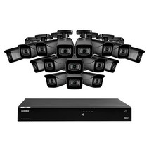 16채널 퓨전 NVR 시스템 4K 8MP IP 카메라 16 블랙