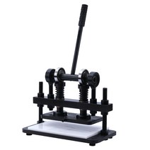 수동톰슨기 가죽공예 천 스티커 도무송 펀치 재단기, 260×160mm 스트로크 12mm