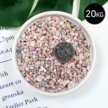 콩자갈 핑크(2~4mm) 20kg 마이플랜트, 핑크 (2~4mm) 20kg
