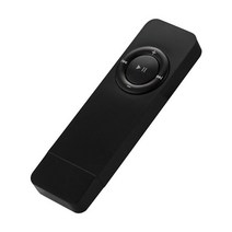 MP3 플레이어 휴대용 usb 인라인 카드 u 디스크 reproductor de musica 무손실 사운드 음악 미디어 지원 마이크로 tf 카드, 검은 색, 협력사