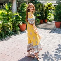 하나비치 트라이아 롱 원피스