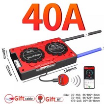 제네레이터 발전기 제너레이터 스마트 BMS 리튬 이온 LTO 밸런스 보드 블루투스 앱 4S LiFePo4 12V 24V 36V 48V 30A ~ 500A 3S 7S, 138.LiFePo4 15S 48V BT - 40A