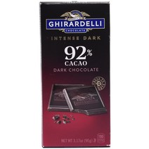 기라델리 인텐스다크 카카오 92% 90g, 단일속성, 없음