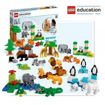 레고에듀케이션 듀플로 45012 야생동물 정글 지역 기후 다양성