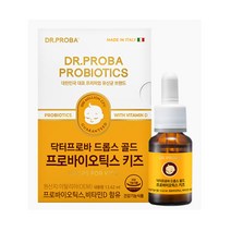 닥터프로바 드롭스 골드 프로바이오틱스 키즈 비타민D 12.62ml x 1박스, 단품, 1개