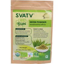 Neem SVATV Organic Neem Powder | Azadirachta Indica | Certified USDA Organic Purifying Ayurvedic He, 1