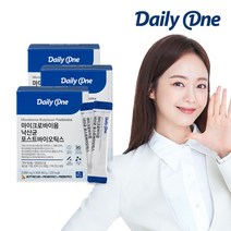 데일리원 전소민 마이크로바이옴 유산균 4세대 생유산균 17종 낙산균 포스트바이오틱스 2000mg 30포, 3통