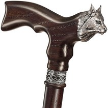 남성 및 여성용 수제 나무 지팡이 - Lynx - 세련된 나무 지팡이 패셔너블한 지팡이