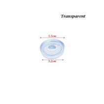 배관자제 스토퍼 스테인레스 스틸 누수 방지 워터 스토퍼 수도꼭지 구멍 커버 싱크 플러그 장식 욕실 액세, 15 transparent 5.5-5.2
