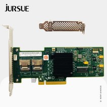 PCI 슬롯 LSI 92408i RAID 컨트롤러 카드 8포트 SAS SATA LSI00200 서버 PCI E 확장기, 한개옵션0