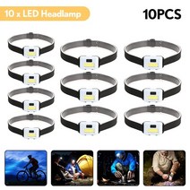 빈티지 LED 캠핑랜턴 차박 낚시등 작업등 실내등 2-10pcs 야외 미니 조명 led, 10pcs 3 모드 c2