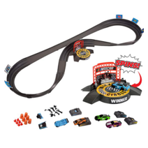 팀 NASCAR 크래시 서킷 로드 코스 승자 원이 있는 경주용 자동차 트랙 세트