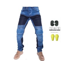 클래식 Komine JK-006 오토바이 자켓 레이싱 자켓 오프로드 자켓 및 오토바이, XXL, 피트 팬츠 블루