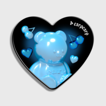 어프어프 HOLOGRAM BLUE FACO-BLACK(하트톡), 화이트바디, free