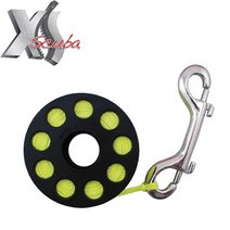 XS SCUBA SMB 핑거 스풀 릴 30m 더블 스냅 포함, 없음