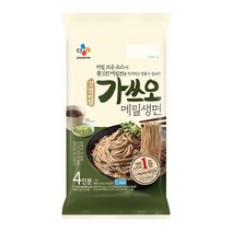 CJ 가쓰오메밀생면 4인분 메밀면 냉소바 쯔유소스 담백 고소한 간단한끼 간편조리