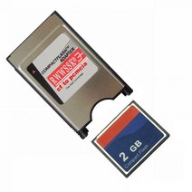 CF카드 2 in 1 산업용 컴팩트 플래시 CF 카드 32MB 64MB 128MB 256MB 1GB 2GB PCMCIA 포함 68Pin 어댑터 cnc 용, [06] 2GB with PCMCIA