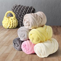 루피망고실 500g 자이언트얀 벨벳 핑거니팅 쟈이언트얀가방 털실, 리브리움 자이언트얀 500g 다크그레이