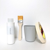 아이방 소량 페인팅 세트 항균 페인트 파스텔톤 자녀방 공부방 어린이집 유치원, 주황