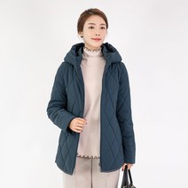 엄마옷 모슬린 3온스 다이아 후드 패딩점퍼 JP111140마담 미시옷 50대 중년여성의류 60대 엄마옷 빅사이즈 할머니옷 여성옷