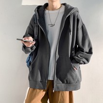 후드 트레이닝 루즈핏 학생 집업남