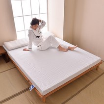 파도결 9cm 고탄력 메모리 고탄성 스펀지 매트리스 소프트 350g 헤비니트 원단 매트, C. 물결 120x190x9cm_단품