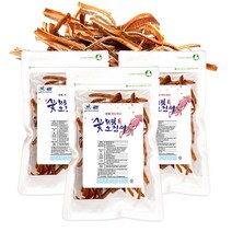 권뱅푸드 국내산으로 만든 꽃처럼 오징어 100g 꽃징어 꽃오징어, 3봉