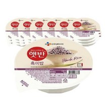 햇반 흑미밥 작은 공기 130g X18개