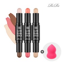 리르 룩스 듀얼 스틱 1+1, +3호(+워터퍼프 증정), 듀얼스틱_3호+워터퍼프