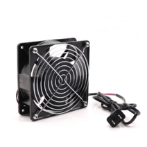 휴대용 소형 용접 납땜 연기 매연 배출 흡입 환풍기, 12x12cm 속도 제어 라인 팬(단면 메쉬)