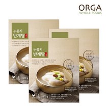 [올가] ORGA 누룽지 반계탕(600g) x 3봉, 반계탕[600g] x 3봉