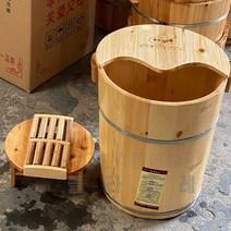 폴라도레 가정용 소나무 습식 족욕기 원목 족욕통 원형 족탕기 +(LL), 14조
