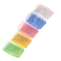 칫솔커버 휴대용 칫솔캡 케이스 칫솔캡 5P DD-10269, 그린,오렌지.핑크,블루,화이트, 1세트