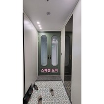 스페셜 도어_프렌치 여닫이 중문, 블랙, 모루