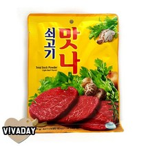 MY 청정원 쇠고기맛나100g 요리/조리/요리재료/미역/부침가루/소금/굵은소금/꽃소금/미원, 단일 수량